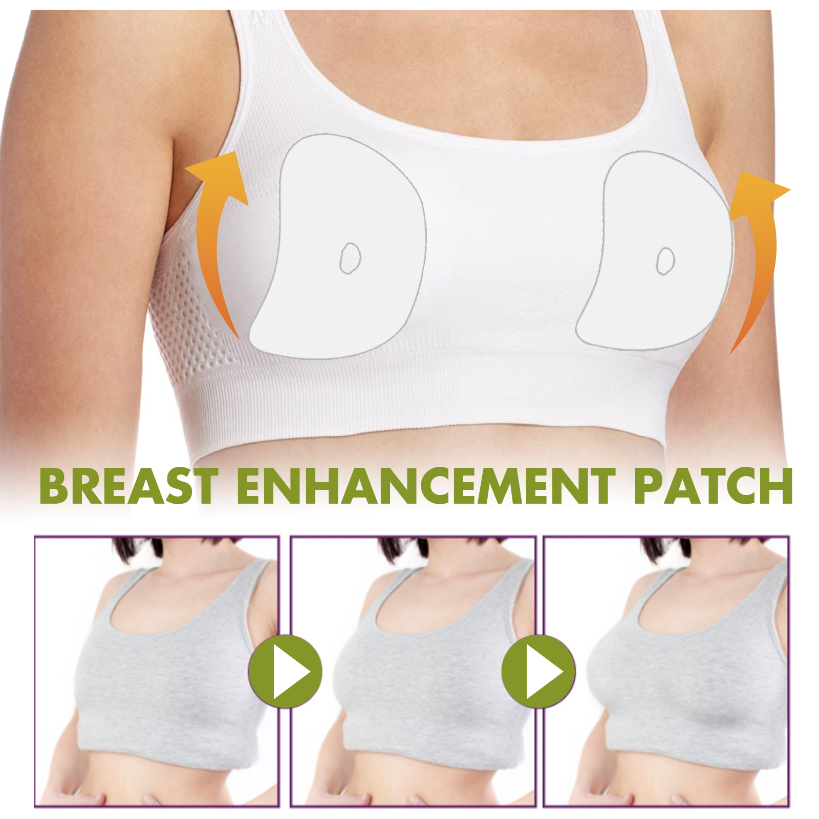 US Stock South Moon Breast Lift Patch Bust Firming Anti-Sagging Gathering Breathable Plumping Beauty Breast Patch