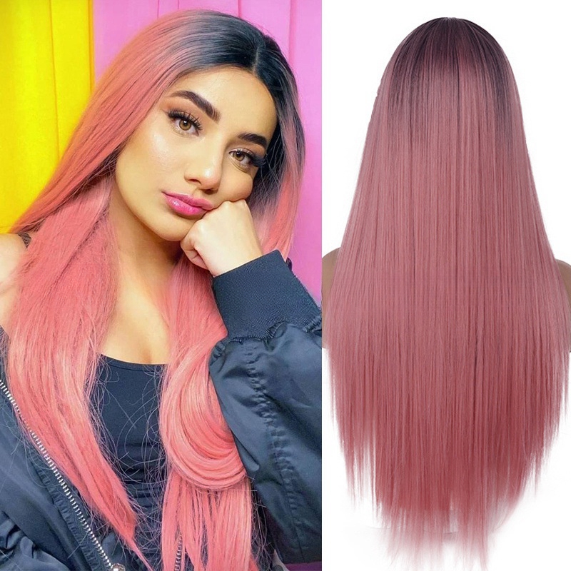 synthetic wigs wigs fashion wigs for women with medium-length straight hair