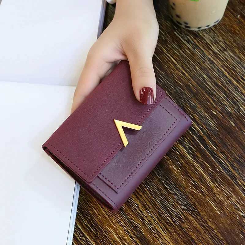 Leather new womens wallet mini womens fashion wallet and wallet card holder Z250411
