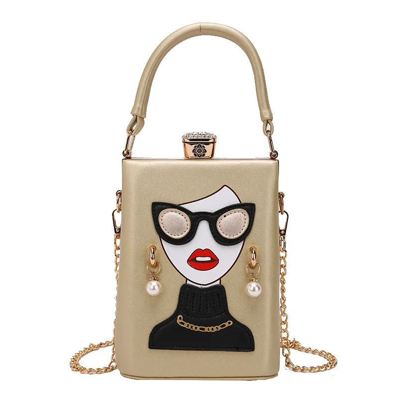 Womens Novel Womens Shoulder Bag Fashion PU Leather Top Handbag Womens Clutch Wallet 241023