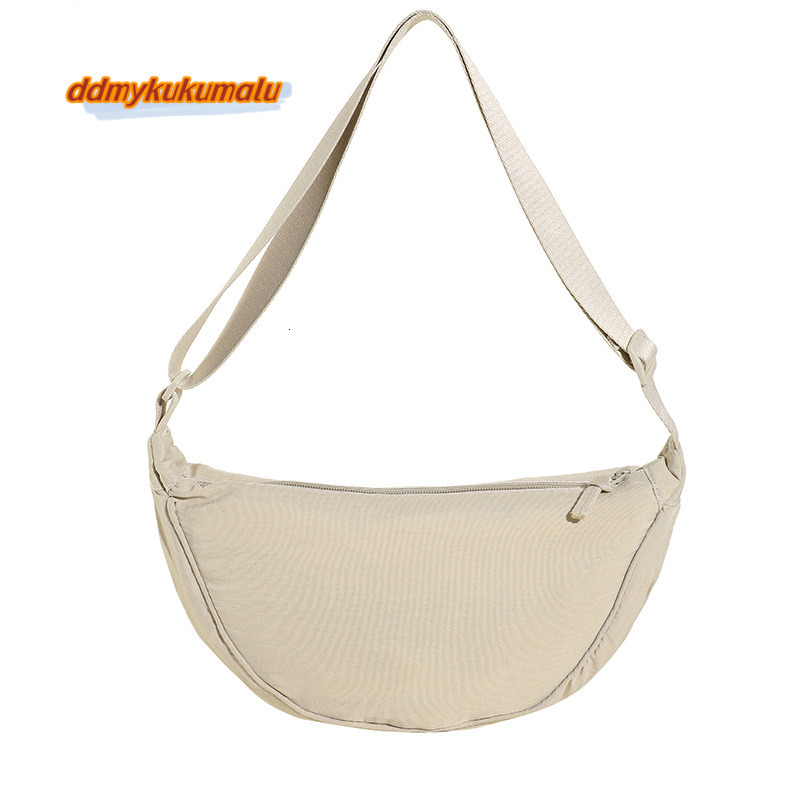 U Home Fitting Room Same Style Shoulder Nylon Fabric Micro Wrinkled Waterproof Crossbody Yangqi Dumpling Bag #13 kukumalu