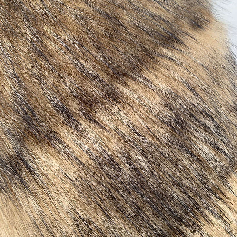 HJQJLJLS Winter New Arrival Women Crop Faux Raccoon Fur Coat Female Fashion Warm Long Sleeve Fluffy Short Furry Jacket