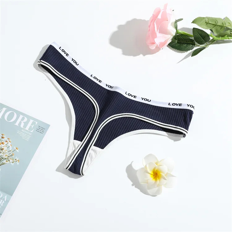 2025 New designer fashion piece of women s sexy cotton underwear sports girls underwear plus size bikini underwear women s G string