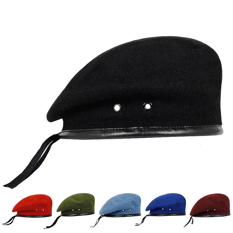 Unisex Solid Color Beret Men Women Painters Hats Autumn Winter Warm Berets Flat Caps y241010