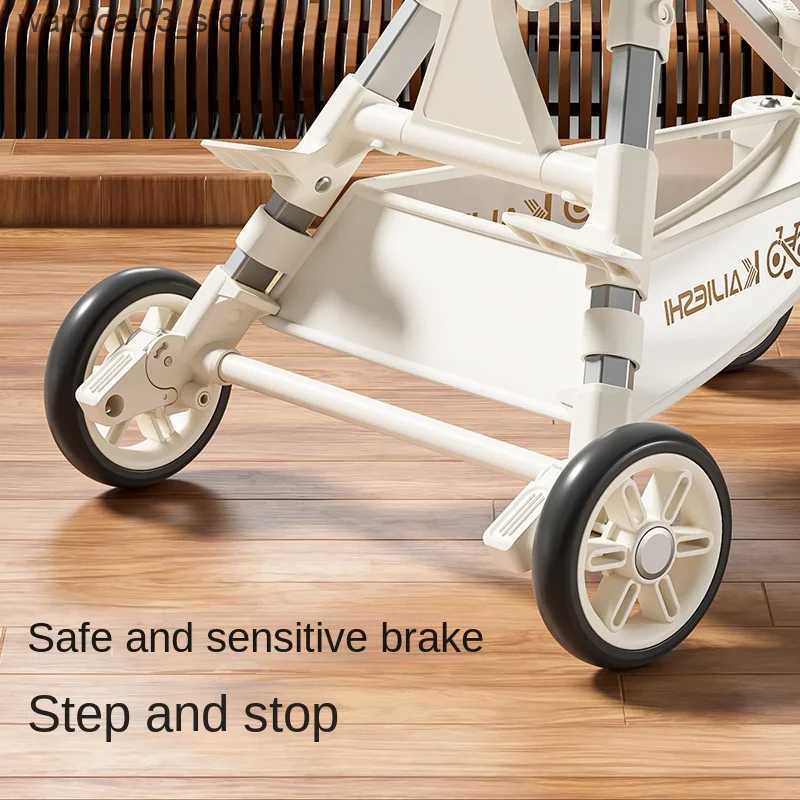 Strollers# Walking Baby Strollers Folding Lightweight Handheld Two-way Portable Newborn Baby Stroller can be Boarding 0-3 Years Old L240910