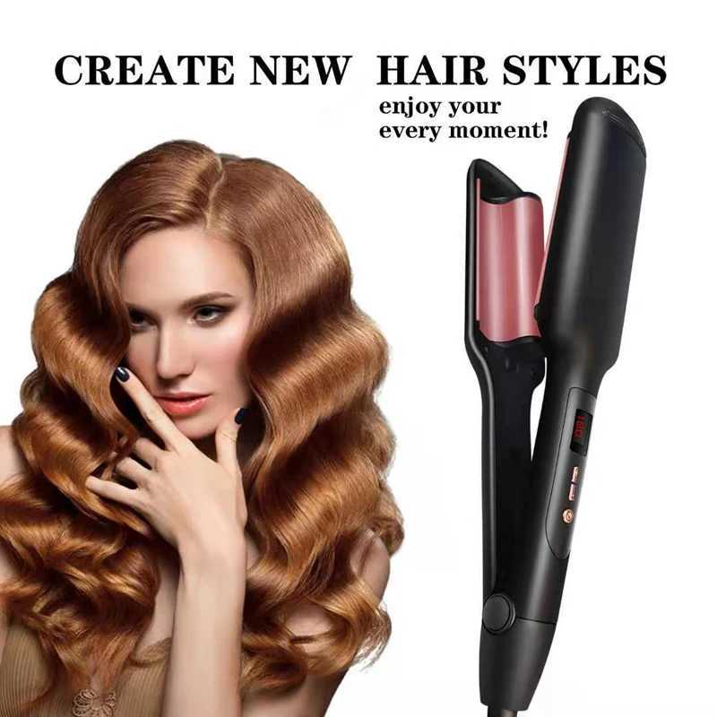 Professional perm iron ceramic hair crimping tool curling iron corn perm flat iron hair styling tool M241022