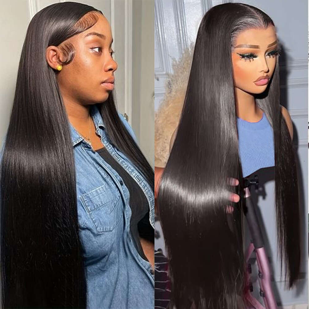 Choice 30Inch 13x4 Straight Lace Frontal Cheap on Clearance Pre Plucked 180% Human Hair Wigs for Women Queenlike