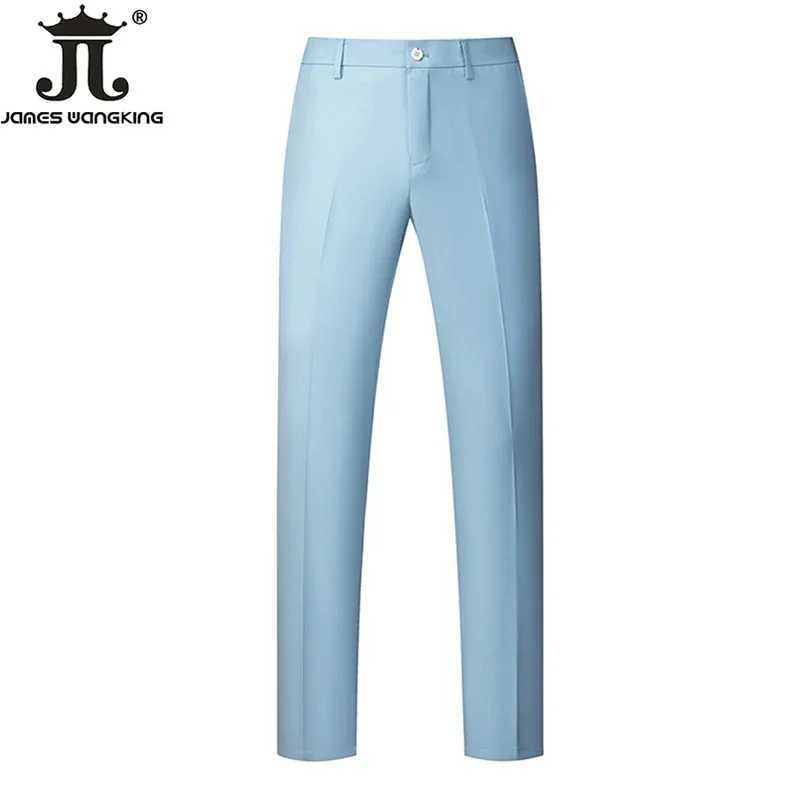 Size 29-40 New Mens Fashion Boutique Solid Color Formal Business Suit Pants Groom Wedding Dress High End TrousersX241023