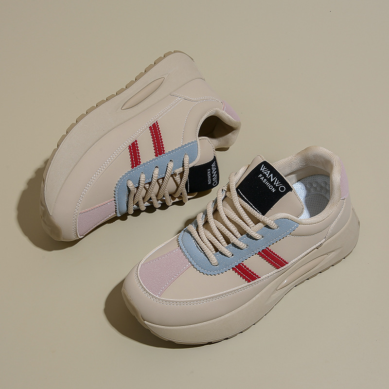 Autumn New Edition Breathable Forrest Gump Ins Student Casual Thick soled Running Shoes for Women