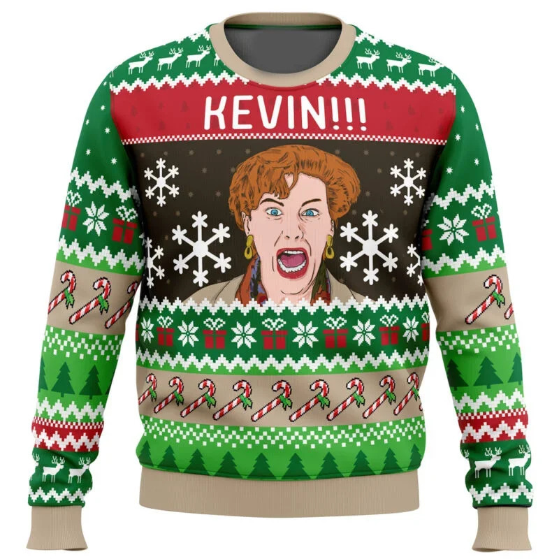 Autumn and Winter Merry Christmas Home Alone Ugly Sweater Cartoon Anime Women Men Pullover Tops Hoodie Sweatshirt 241022