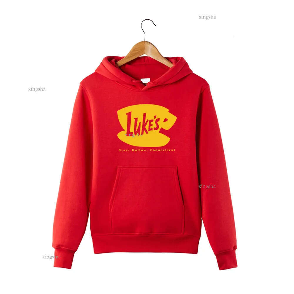 Luke's Diner Hoodie Gilmore Girls Lukes Hoodie Stars Hallow Lorelai Rory Lane Hooded Pullover Sweatershirt 201203