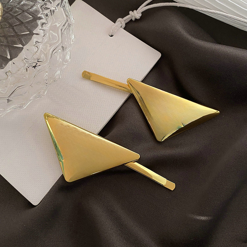 Material Triangle Jewlery Designer For Women Clips Barrettes Hair Accessories Free shipping