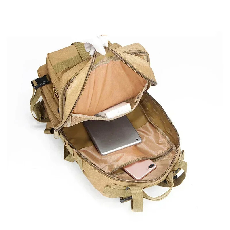 35L Mens Outdoor Backpack Hiking Sports Backpack Camping Hiking Fishing Bag 241023