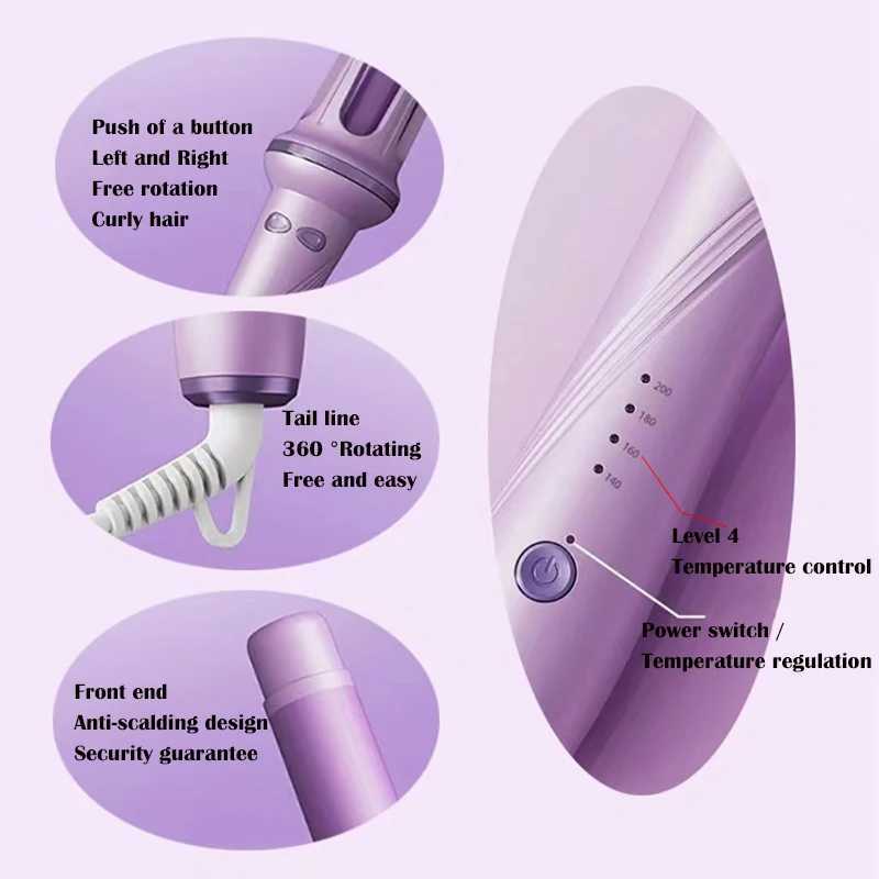 Automatic Curler Rod Professional Rotating Curling Iron 28mm Electric Ceramic Curling Negative Ion Female Hair Care M241022