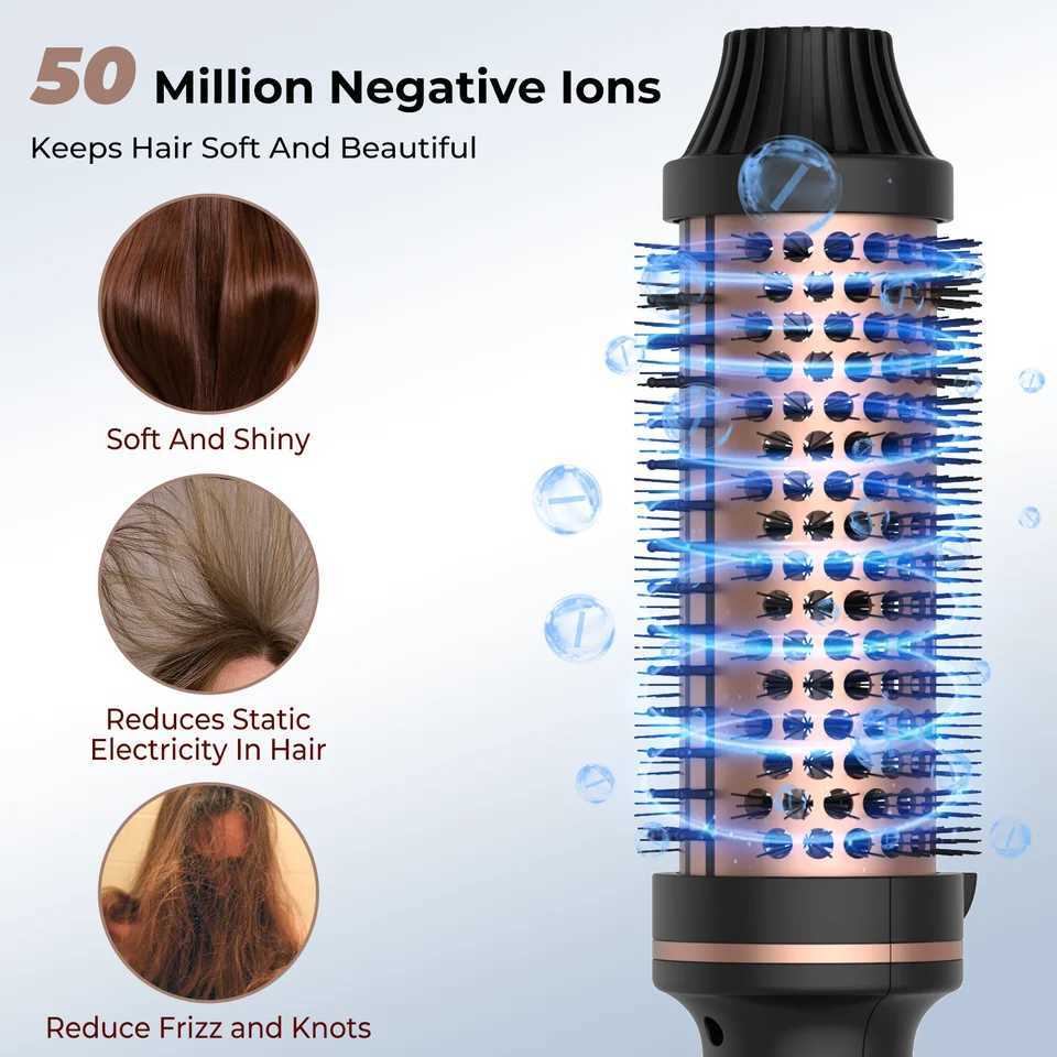 Hot roll 3-in-1 ion multifunctional hair styling tool brush female curling iron M241022