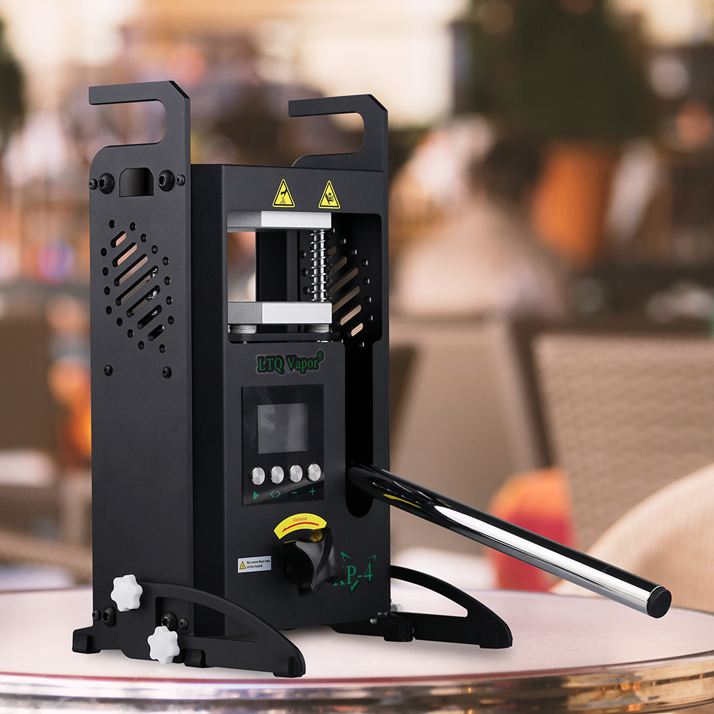 4 Tons Pressure Hydraulic Dab Rosin heat press machine Kp-4 Dual heating Plates Temperature Digital Display Screen