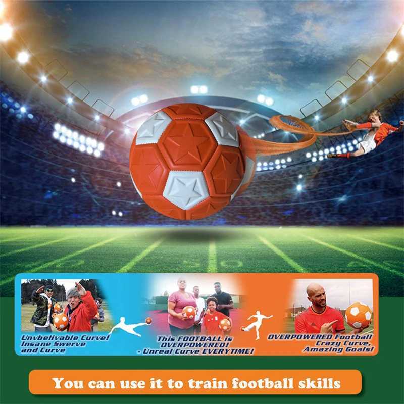 Sport Curve Swerve Soccer Ball Football Toy Kicker Ball Great Gift For Boys And Girls Perfect For Outdoor Indoor Match Or GameXJ241023
