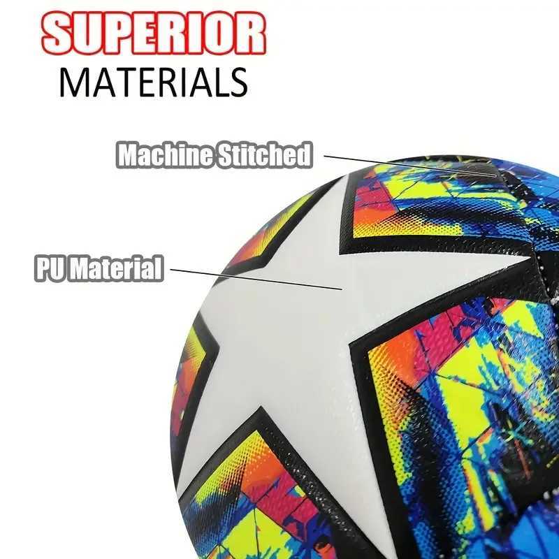 Football No. 5 ball machine-stitched Own English and super competition training PU explosion-proof football factory whosa...XJ241023
