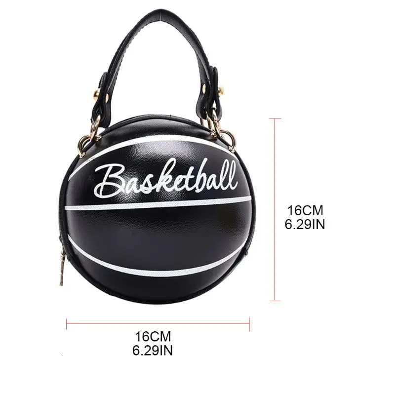 Network Red Personality Fun Pink Ins Versatile Chain Football Basketball Shoulder Bag 241023