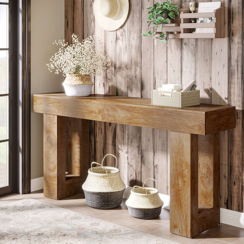 Tables For Living Room Behind The Couch Farmhouse Entryway Table The product is customized. Please contact customer service before placing an order