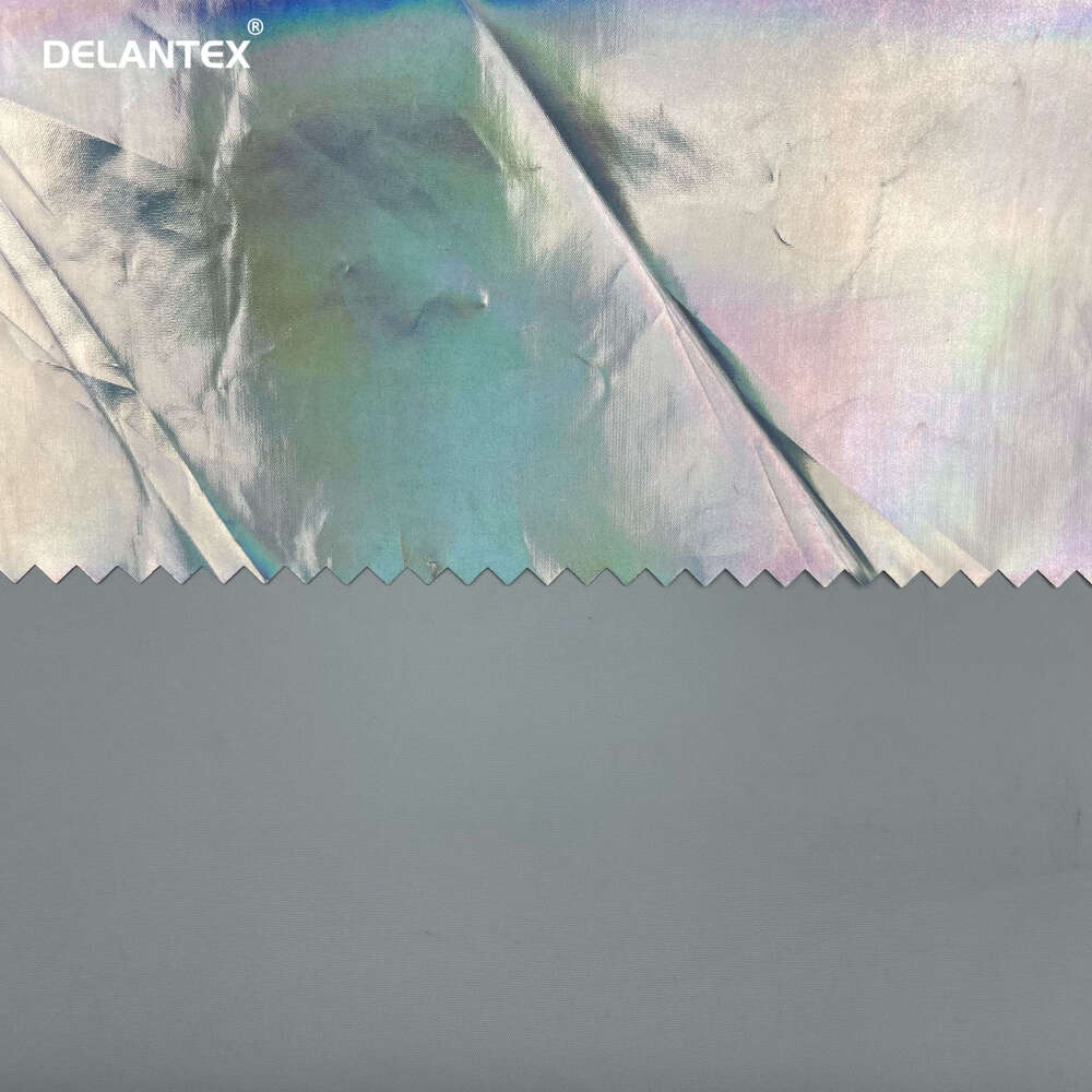 Lightweight Waterproof Polyester Reflective Sier coated Taffeta Fabric for Car Cover Umbrella