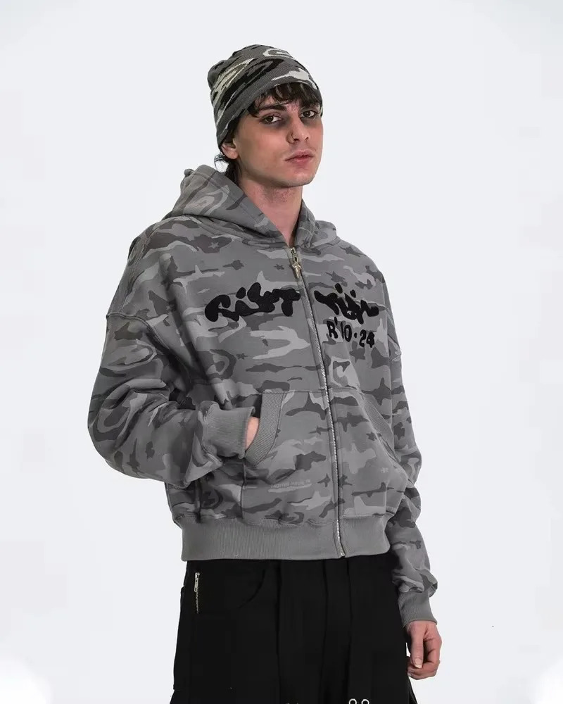 American Gothic Punk Harajuku Retro Super Large Hoodie Womens Y2k Fashion Letter Embroidered Jacket Casual Loose Sweatshirt Mens 241023