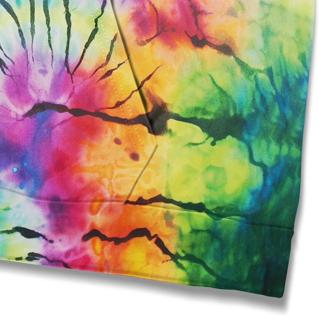 Hoodie for Mens Womens Creative Tie Dye Pattern Hoodies Colorful Hoodies Sweatshirt Pullover Graphic Hoodies sweatshirt Pullover Long Sleeve Hip hop W