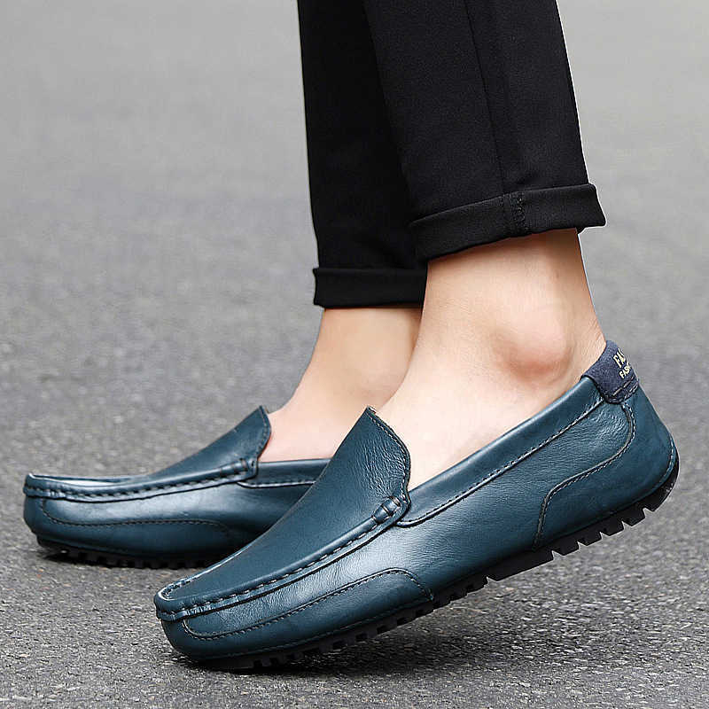 Men Dress Shoes Mens Shoes Spring New Mens Casual Shoes Korean Large Soft Sole Lazy Summer Casual Shoes 241009