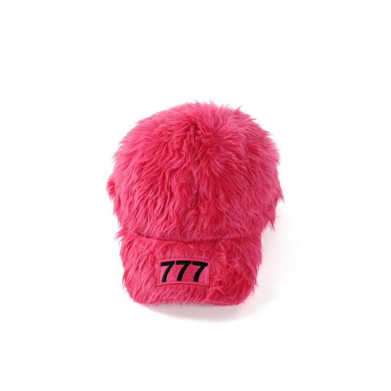 New Korean Embroidered Baseball Hat for Women in Autumn and Winter White Rose Red Duck Tongue Hat Thickened Warm Plush Hat X241023