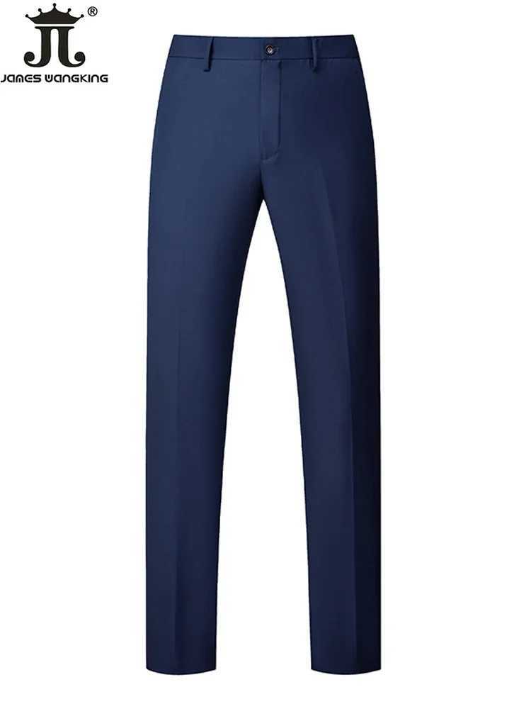 Size 29-40 New Mens Fashion Boutique Solid Color Formal Business Suit Pants Groom Wedding Dress High End TrousersX241023