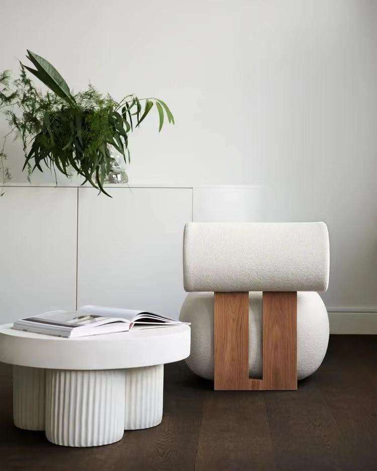 Modern Accent Wooden Single Chairs Furniture Contemporaryl Veet Leisure Lounge Chair The product is a customized productontact service when placing an
