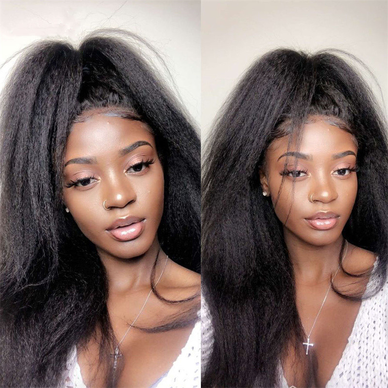 New arrival wig for women middle-parted long curly wig corn silk long hair wig