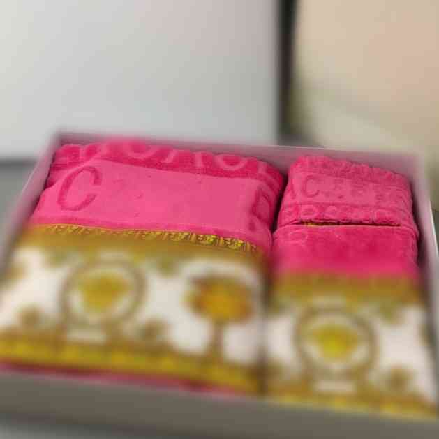 european style letter Beach towels Superfine fiber embossed letters towel fashion comfortable bathing toweling Three-piece towel set + face towel + bath towel