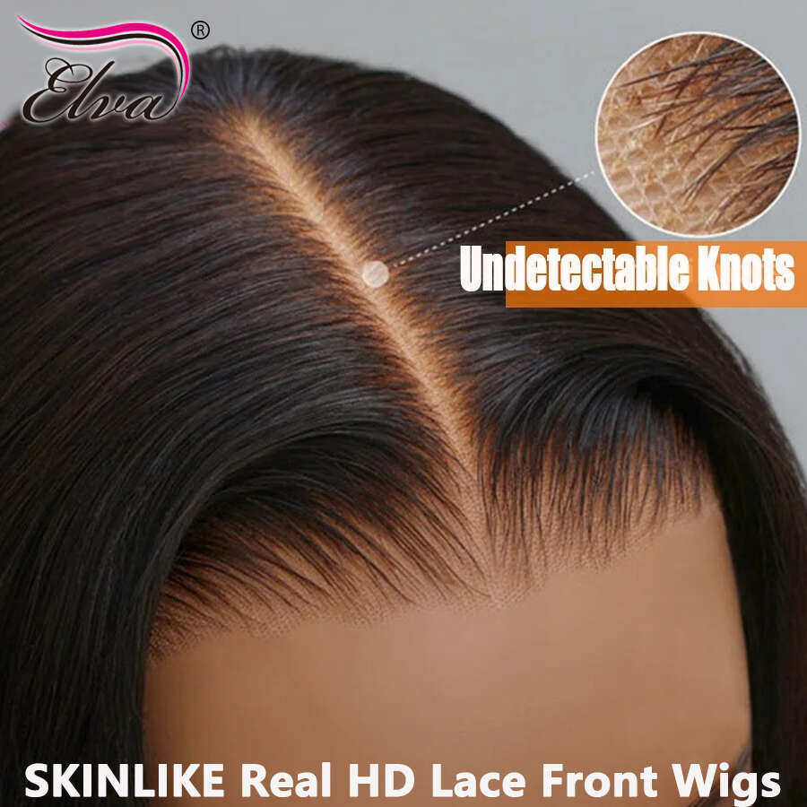 Frontal Bye 5x5 6x6 7x7 13x6 HD Lace Front Human Wigs Bleached Knots Pre Plucked Virgin Hair Wig