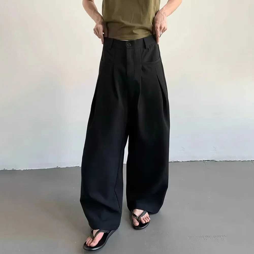 Mens Casual Suit Pants Business Commuting Trousers Autumn Breathable Versatile Simple Daily Wide-Leg Pants MenS Clothing 2024X241023