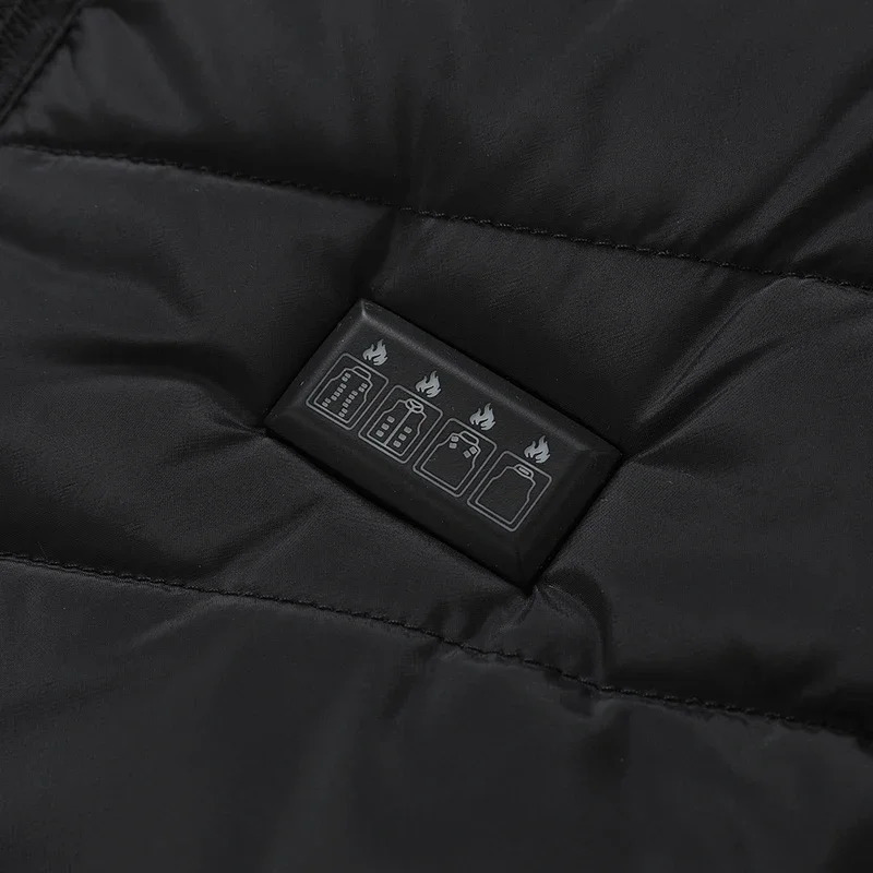 27/17/13 Zone Vest Mens and Womens Usb Electric Jacket Intelligent Clothes Body Warmth Mens Down Jacket Winter Skiing 241023