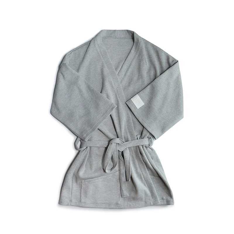 Mens Robe Bathrobe Kimono Cotton Roupao Masculino Casual Sleepwear Spwear Sexy Ropa De Dormir Underwear Solid Color Mens Clothing W241023