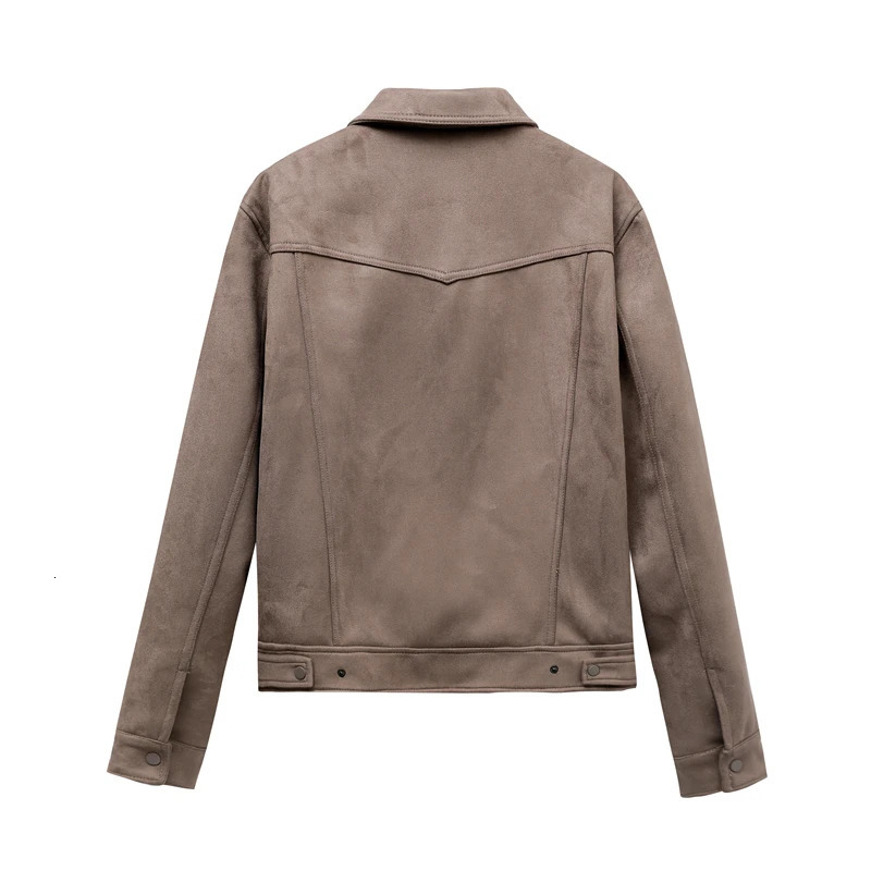 RARF Men Mens Spring and Autumn Suede Texture Effect Jacket Top 241023