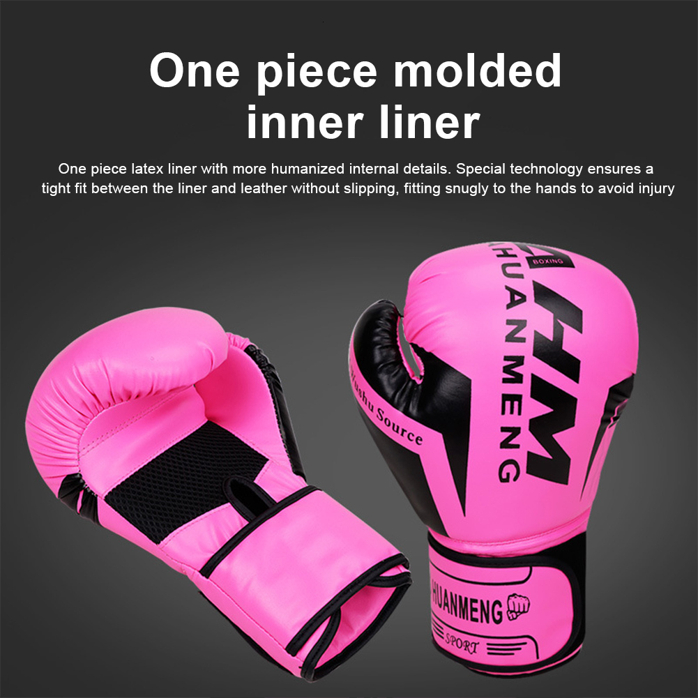 6/10 OZ Breathable PU MMA Taekwondo Punching Gloves Kids Adult Boxing Gloves Professional Sanda Muay Thai Fighting Gloves