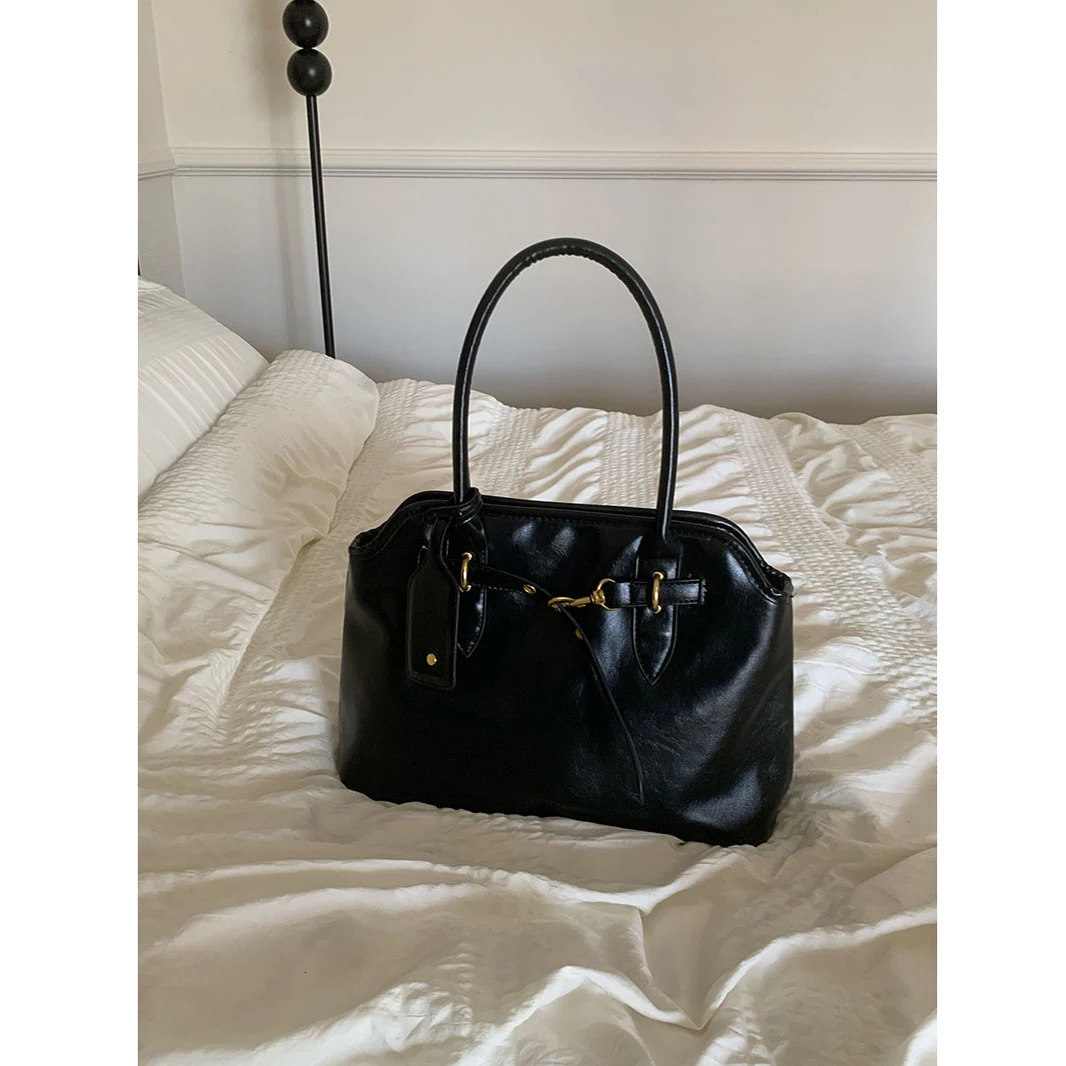 PU Hot Vintage Leather Shoulder Bag - Large Capacity Tote Handbag For Women -