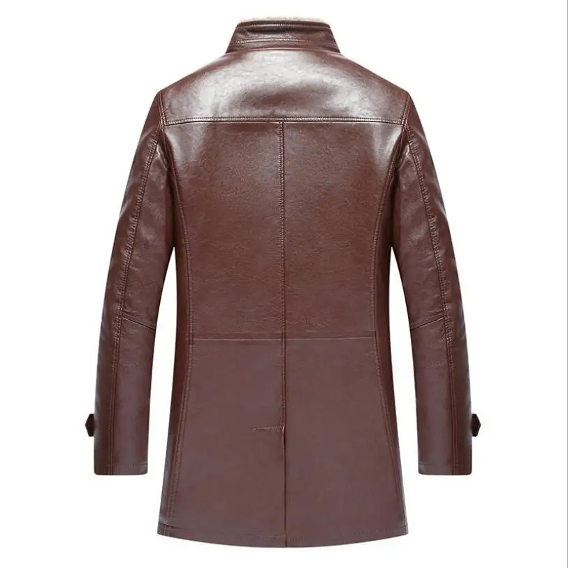 Mens genuine sheepskin coat winter Parka fur plush thick oversized sheepskin jacket mens M-5XL 241023