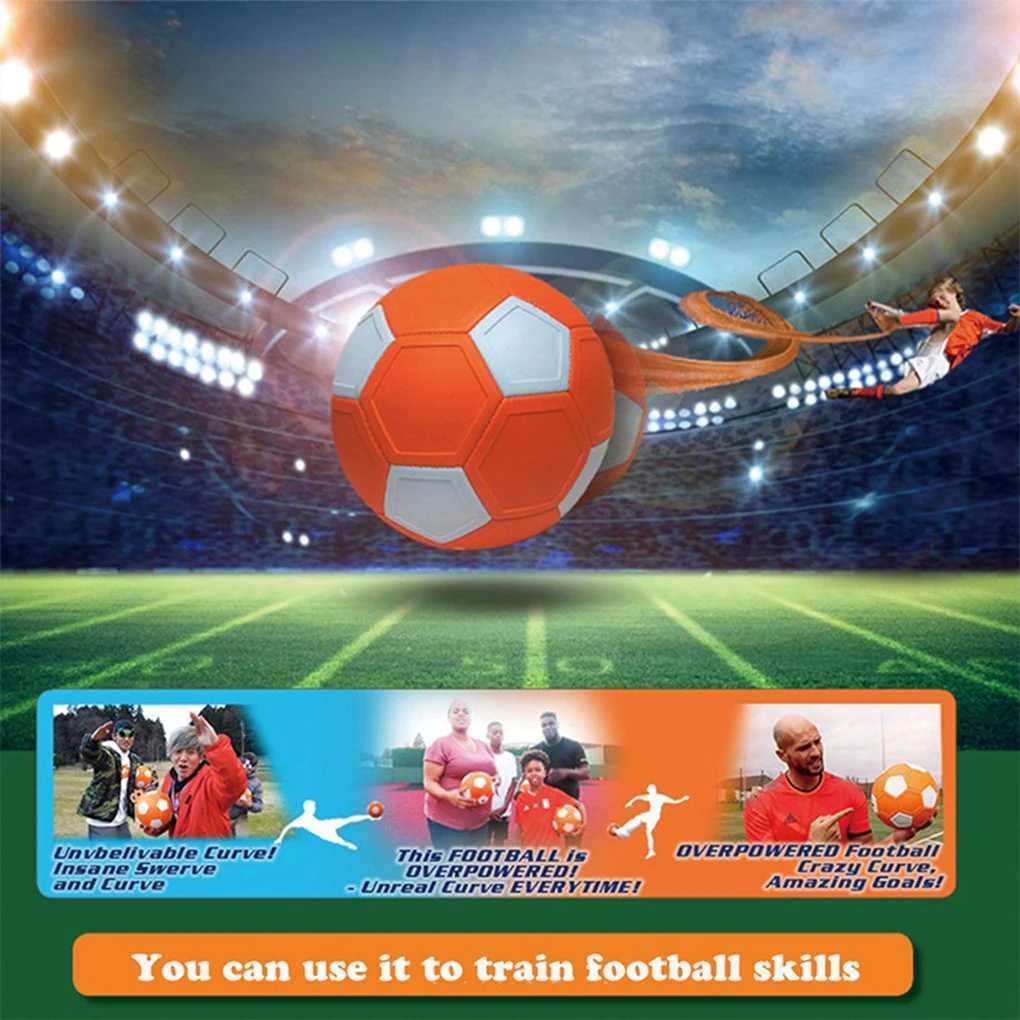 New Sport Curve Swerve Soccer Ball Football Toy Kickeall No. 4 Training Eva Machine Sewing Football Curve Magic SoccerXJ241023