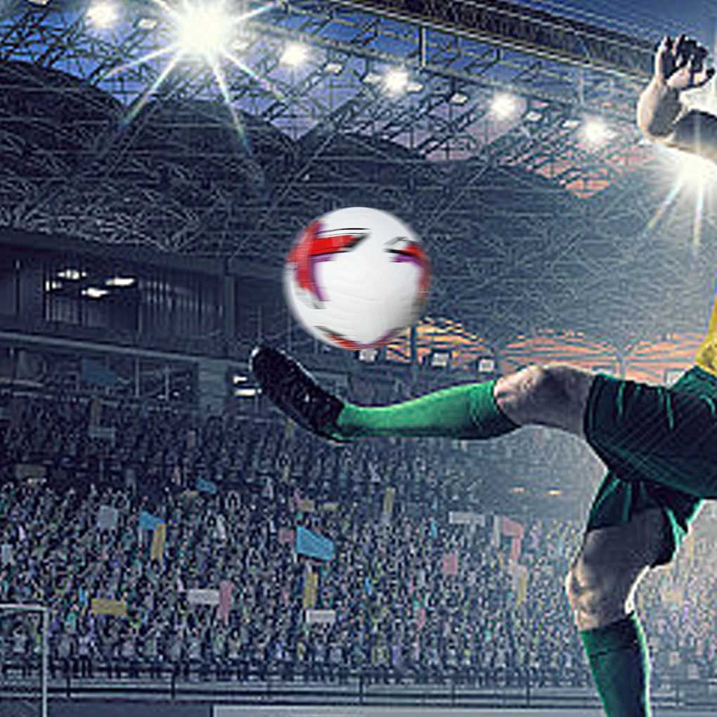 New PU ather Machine-Stitched Football Soccer Balls Official Size 5 Wearproof Anti-Slip ague Match Training BallsXJ241023