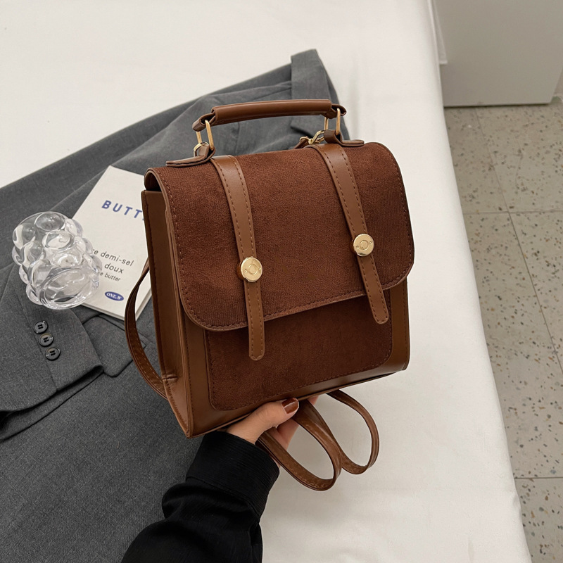 2024 bags designer NEW hot women bag free shipping New Retro Multi functional Student Backpack Handheld Travel Bag Shipping