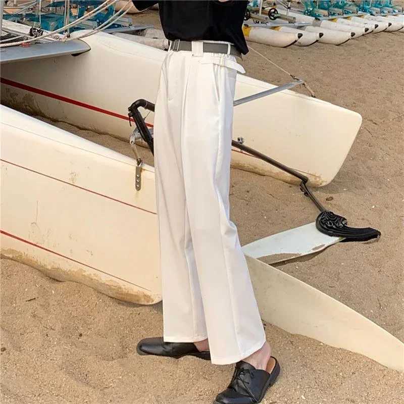 White Baggy Male Suit Trousers Straight Mens Summer Pants Fashion Korean Style Clothes Designer Work Wear 2024 Reviews Many UpX241023