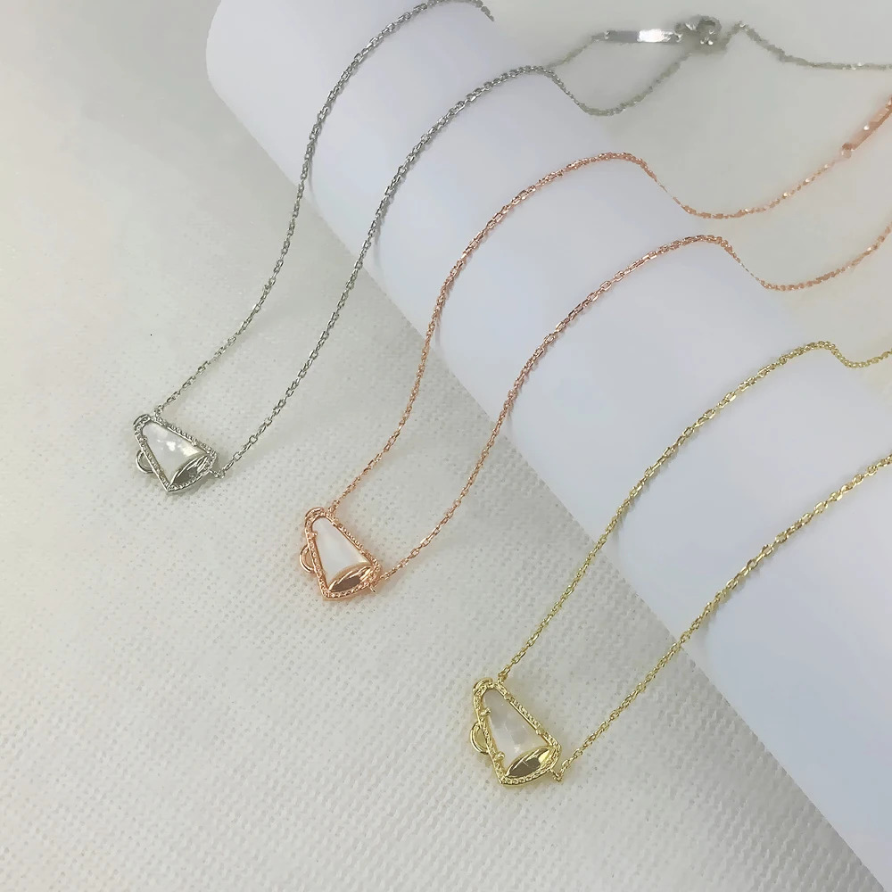 White MOP Cheer Pendant Necklace | Unique Women's Fashion Jewelry Gifts 4 466d3