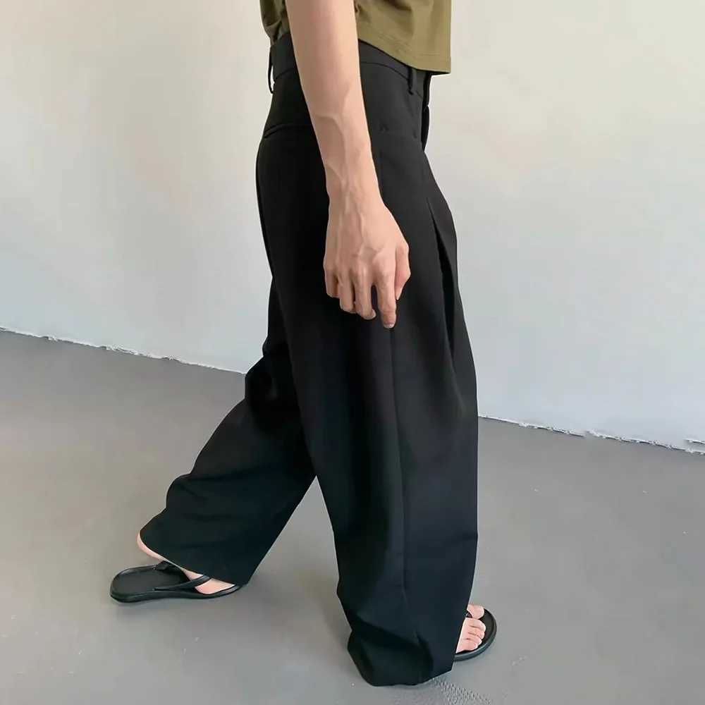 Mens Casual Suit Pants Business Commuting Trousers Autumn Breathable Versatile Simple Daily Wide-Leg Pants MenS Clothing 2024X241023