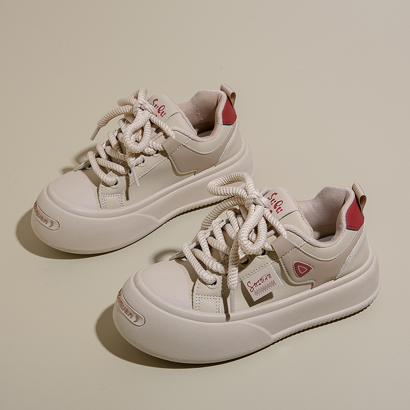 Little White Women's Autumn New Edition Ins Female Students Leisure Sports Versatile Board Shoes Street Shot