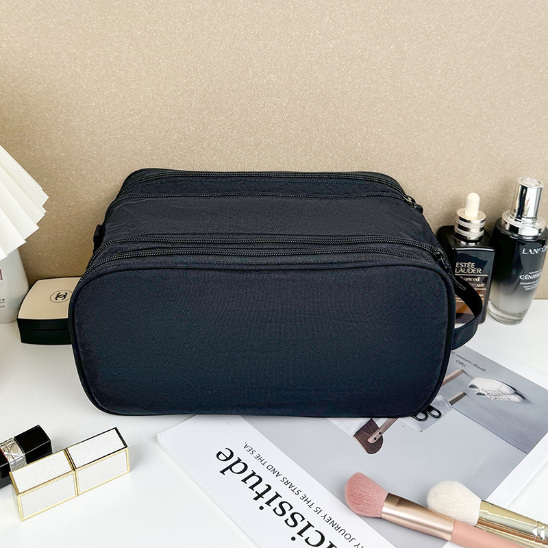 Designer Travel Makeup Bag for Women - Large Capacity, Light Cosmetic Case