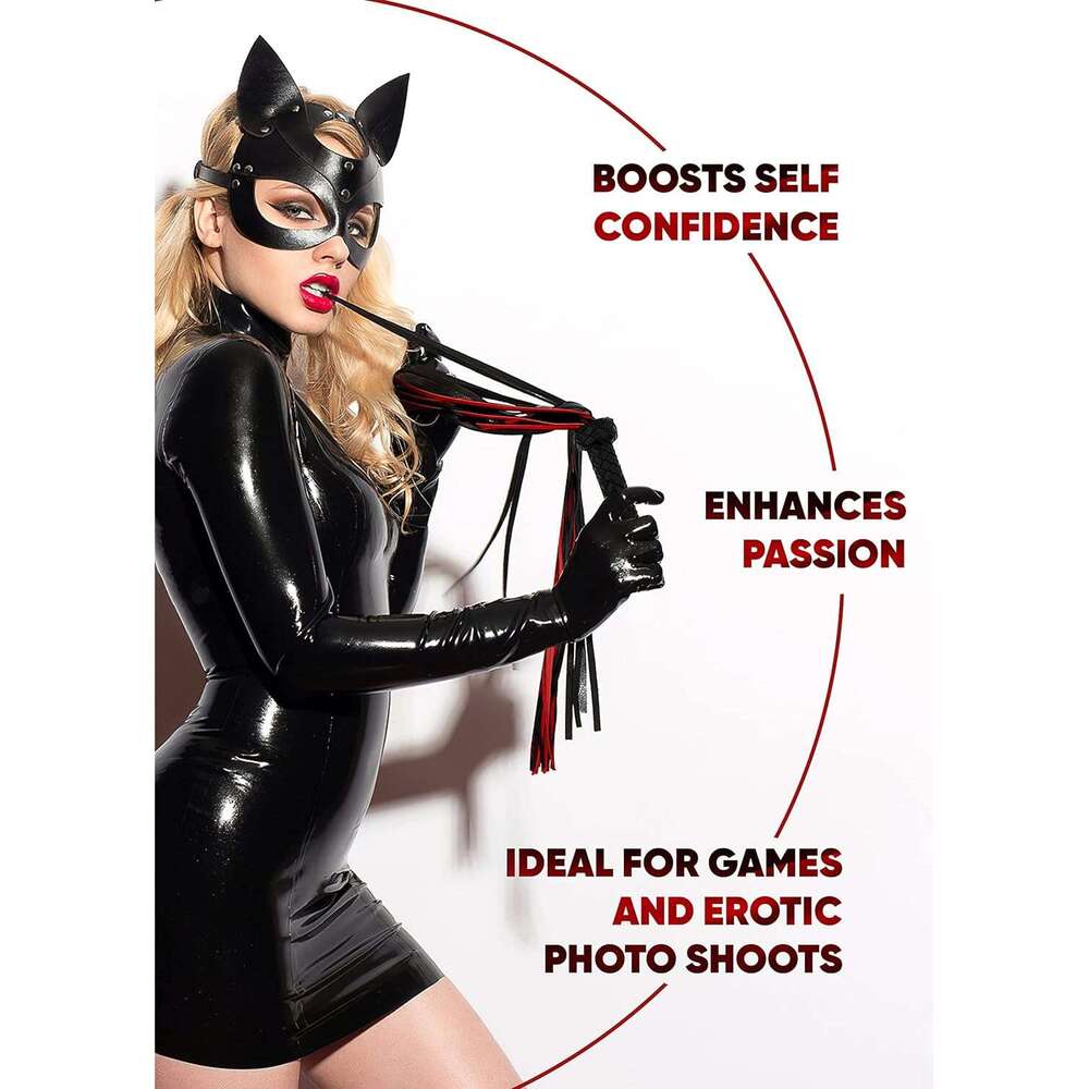 AOXVIA Whips Sex Flogger 30'' Paddle BDSM Adults Games Sex Paddle for Couples BDSM Whip Adults Sex Toys SM Flogger Spanking Sex